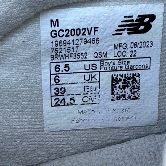 Size M6.5/W8 - NEW BALANCE GC2002VF MOONBEAM   FRAPPE Shoes main image 4